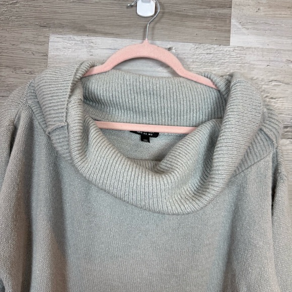 Topshop Light Gray Cowl Neck Sweater - Picture 6 of 7